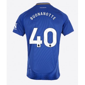 Billiga Leicester City Facundo Buonanotte #40 Hemmatröja 2024-25 Kortärmad